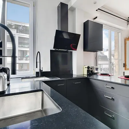 Апартаменты Amazing 1br-4p - Centre Beaubourg